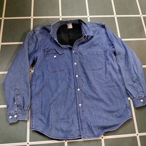Field Gear Blue Denim Button-Up Shirt